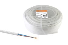 Провод ПВС 2х1,5 ГОСТ (100м) белый TDM