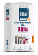 Штукатурка для внутренних и наружных работ «декоративная шуба» 25 кг. BERGAUF Diadema