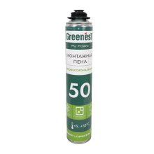 Пена монтажная 750 мл. 50 GREENEST профессиональная лето