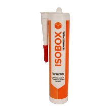 Герметик силиконовый универсальный 260 мл. (белый) ISOBOX ТехноНИКОЛЬ