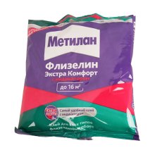Клей обойный 0,09 кг.Флизелин Экстра Комфорт с индикатором МЕТИЛАН