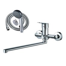 Смеситель для ванной латунный одноручковый с длинным изливом NOVA Wesnaart