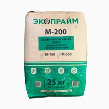 Цементно-Песчаная смесь М300, 25 кг. (Экопрайм)