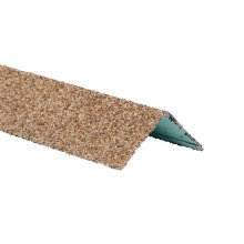 Уголок металлический внешний HAUBERK песчаный (1250x50х50 мм.)