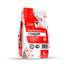 Клей плиточный для внутренних работ  5 кг. СТАНДАРТ Старатели