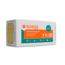 Утеплитель ТН ИЗОБОКС ТеплоСТАНДАРТ 40 P (плита) 1200-610- 50 мм. (8,784 м2, 0,439 м3, 12 шт.)