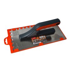 Гладилка нержавеющая сталь 280*130 мм. зуб 10х10 мм. PROFI 680-010 DECOR