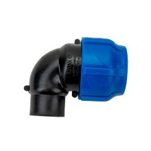 Отвод ПНД компрессионный вн/р 32х1/2  VALFEX