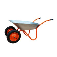 Тачка строительная 2-колесная 250 кг/150 л/0,9 мм/пневмотическое колесо PR16"х3,25/4,00-8/20 мм. MAWIPRO