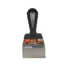 Шпатель 100 мм. нержавеющая сталь пластиковая ручка Black Edition 311-0100 DECOR