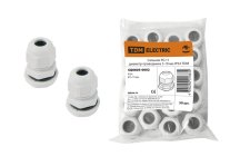 Сальник PG 11 диаметр проводника 5-10  мм. IP54 TDM