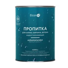 Пропитка гидрофобизатор 0,9 л. с эффектом мокрого камня Elcon Aqwell