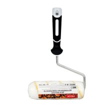 Валик в сборе 42*180 мм. полиамидный ворс 12 мм. 2К ручка 8 мм. Black White DECOR