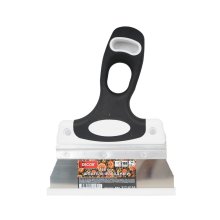 Шпатель 160 мм. нержавеющая сталь 2К ручка для финишных  работ Black White DECOR