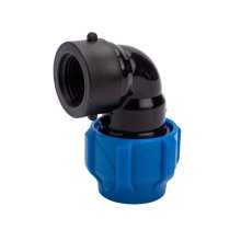 Отвод ПНД компрессионный вн/р 20х1/2 VALFEX
