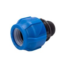 Муфта ПНД компрессионная соединительная нр/р 25х3/4  VALFEX