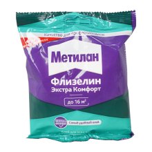 Клей обойный 0,09 кг. Флизелин Экстра Комфорт МЕТИЛАН
