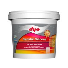 Краска акриловая интерьерная 10 л. для внутренних работ, силиконовая NEOSTAR SILICONE (разбавление до 25%) DYO