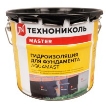 Мастика 3 кг. битумная AquaMast ТЕХНОНИКОЛЬ (для фундамента)