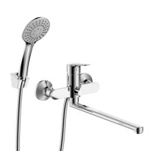 Смеситель для ванной латунный одноручковый с длинным изливом TIS Wesnaart