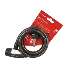 Замок велосипедный трос АЛЛЮР ВС-Т 12 (1500 мм.)