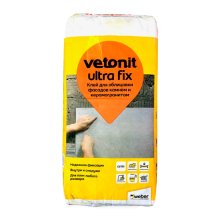 Клей плиточный для внутренних и наружных работ 25 кг.  УЛЬТРА ФИКС ВЕТОНИТ