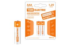 Аккумулятор AAA-1100 mAh Ni-MH BP-2 TDM кратно 2 шт.