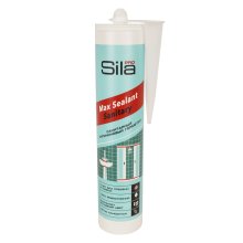 Герметик силиконовый санитарный 290 мл. (белый) SILA PRO Max Sealant