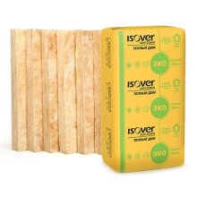 Утеплитель ИЗОВЕР Теплый Дом Плита-50*610*1170/Е плотность 14-15 (10 м2/0,5 м3/14 шт.)