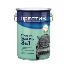 Грунт-эмаль по ржавчине 3в1 20 кг. синий ПРЕСТИЖ