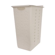 Корзина для белья 30л Виолетта (белый) (М1967)