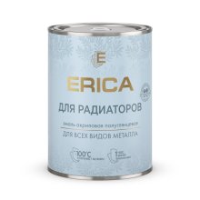 Эмаль акриловая 0,8 кг. для радиаторов (белый) полуглянцевая ERICA