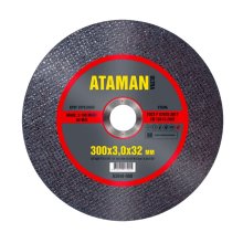Круг отрезной по металлу 300х3,0х32 мм. (ATAMAN)