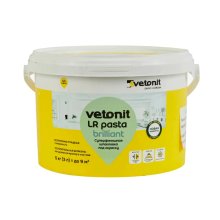 Шпатлевка для внутренних работ 5 кг. LR+ ПАСТА БРИЛЛИАНТ ВЕТОНИТ_БЕЛАЯ