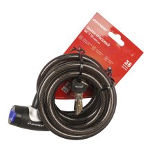 Замок велосипедный трос АЛЛЮР ВС-Т 12 (2000 мм.)