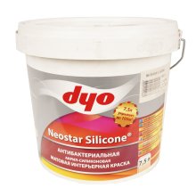 Краска акриловая интерьерная 7,5 л. для внутренних работ силиконовая NEOSTAR SILICONE (разбавление до 25%) DYO