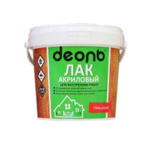 Лак акрил  0,9л б/запах быстросох гл ДЕОЛЬ (6/480)