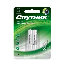 Аккумулятор Ni-MH HR03 800 mAh Спутник (2 шт.)