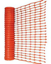 Аварийное ограждение ячейка 40*45 рулон 1,3*25м (Оранжевый)