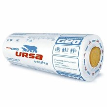 Утеплитель URSA GEO М-11Ф (ролик) 12500-1200-50 мм. (15,00 м2 0,75 м3 11,5 кг./м3 1 шт.)