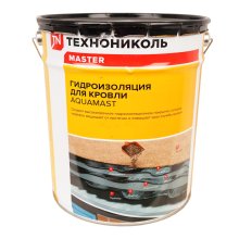 Мастика 18 кг. резино-битумная AquaMast ТЕХНОНИКОЛЬ (для кровли) ведро