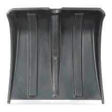 Лопата пластмассовая 380х365 МЕТЕЛЬ №1 алюминиевая планка ф32