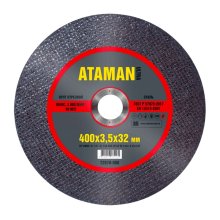 Круг отрезной по металлу 400х3,5х32 мм. (ATAMAN)