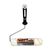 Валик в сборе 42*240 мм. полиамидный ворс 12 мм. 2К ручка 8 мм. Black White DECOR