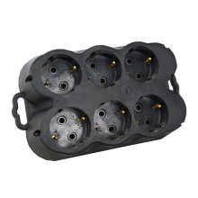 Розетка 6-и местная переносная каучук РА 16-002 УХЛ4 SVET