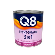 Грунт-эмаль по ржавчине 3в1 2,6 кг. желтая FORMULA Q8