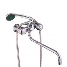 Смеситель для ванной 1711 латунный с переключателем дя душа, круглый излив BBD-2013-35S-76р 1/2" Lucky Tap