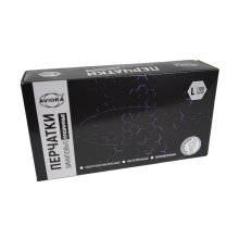 Перчатки виниловые L неопудренные прозрачные AVIORA (100 шт.)