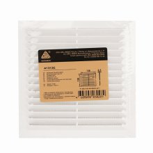 Решетка вентиляционная 138*138 мм. АURAMAX A1313С  ЭРА неразъемная