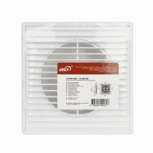 Решетка вентиляционная 150*150хD100 мм. ЭРА 1515П10Ф c фланцем разъемная без сетки